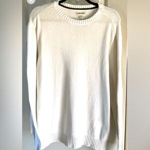 Cotton Ribbed Neck Sweater